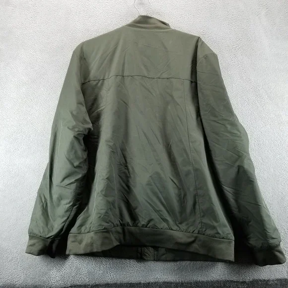 The North Face Jacket Mens‎ XL Green Flight Aviator Bomber Patches Military - Picture 2 of 9